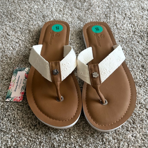 New Tommy Bahama Slip On Cushioned Flip Flops Women’s Size 8 - Picture 1 of 4